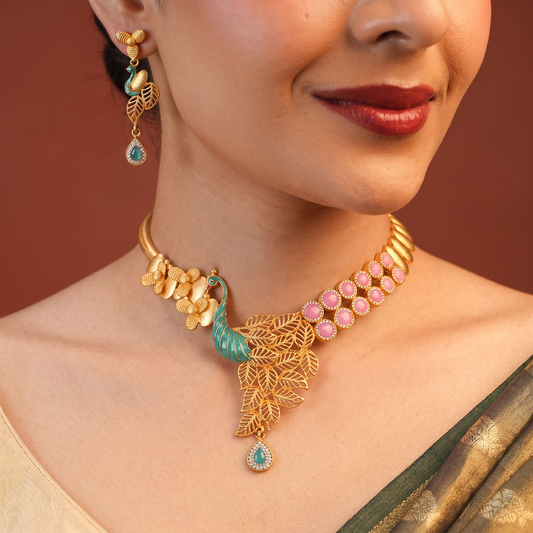 Mayur Gulnaar Heritage Necklace Set