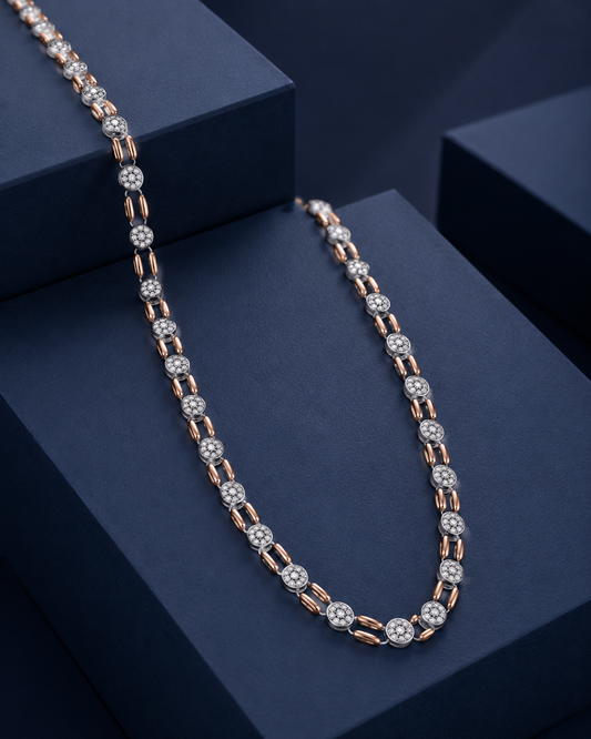 Regent Halo Two-Tone Men’s Chain
