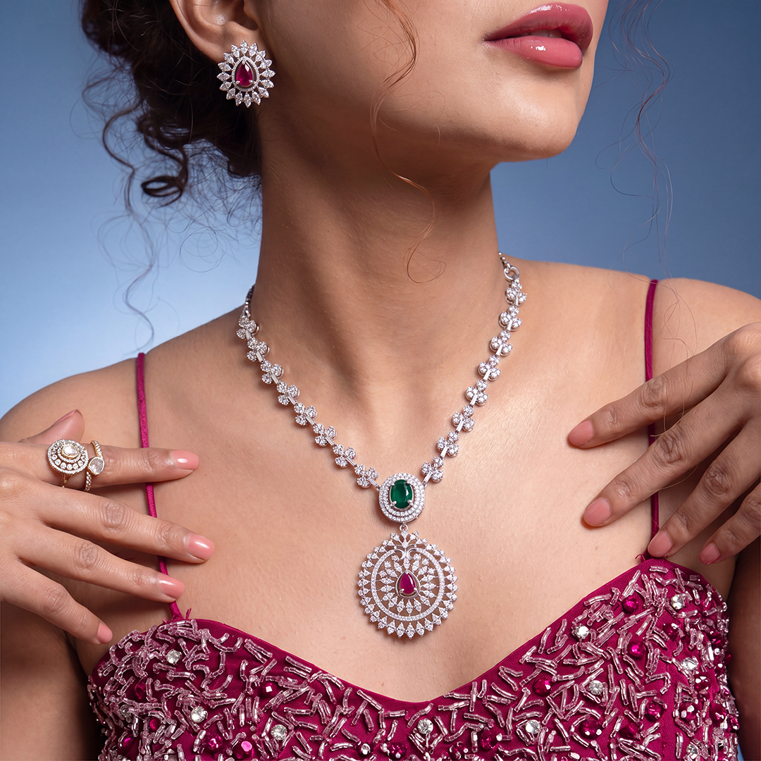 Aurelia Bloom Necklace Set