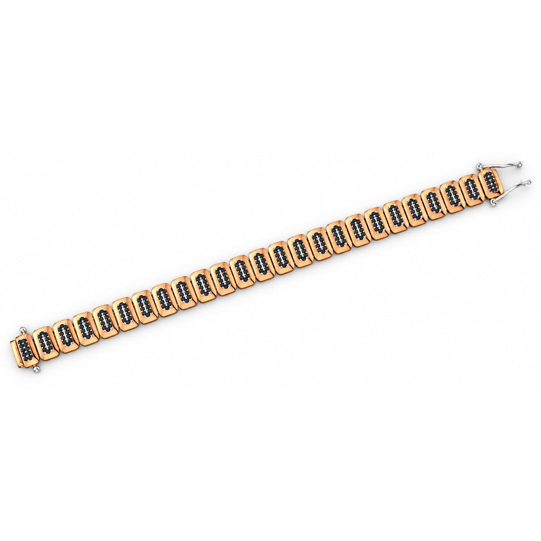 Midnight Oval Stone Bracelet