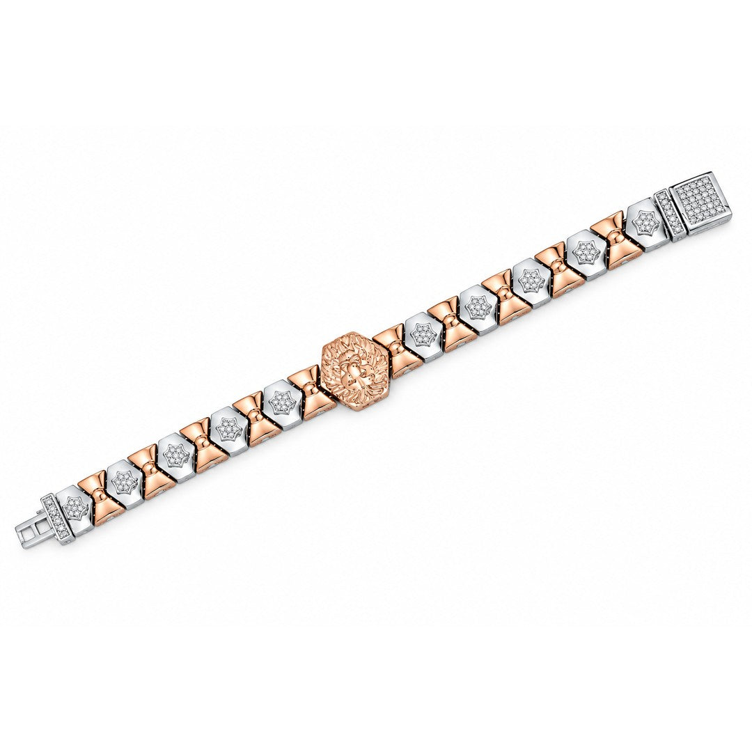 Simha Rose Lion Crest Bracelet