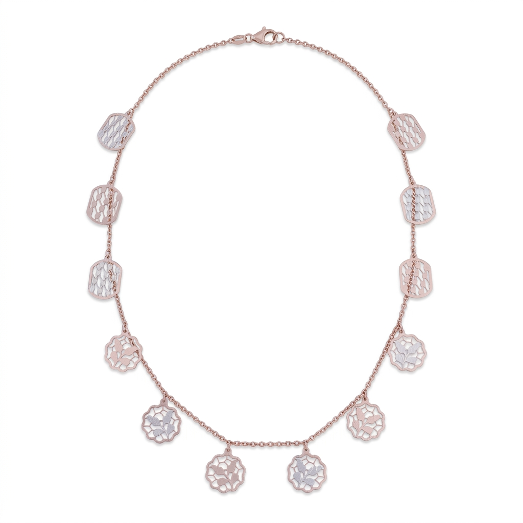 Tara Lattice Charm Necklace