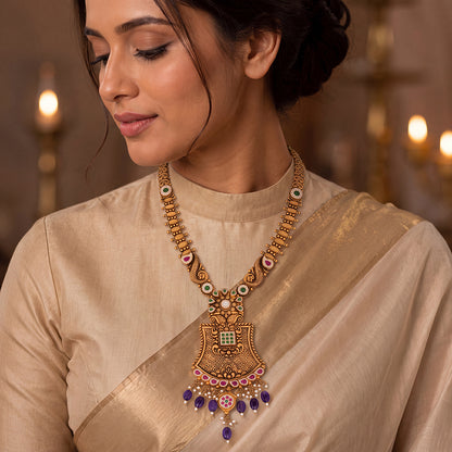 Rajsi Mayura Heritage Necklace Set