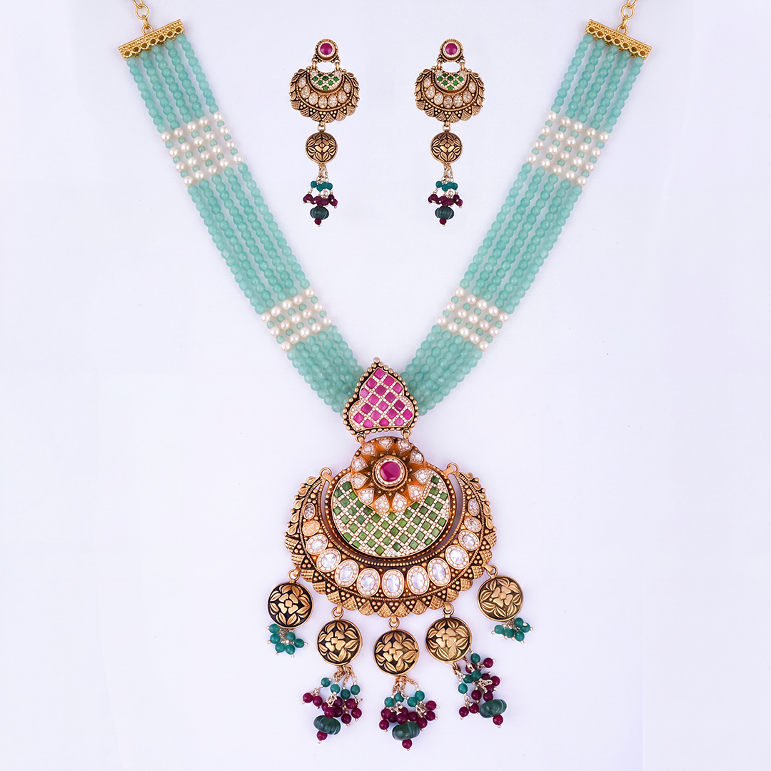 Maharani Panna Chand Pendant Set