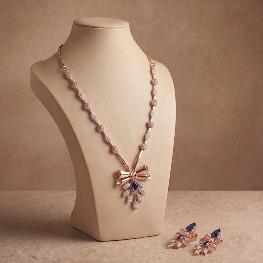 Botanica Flow Tassel Necklace Set | 925 Sterling Silver