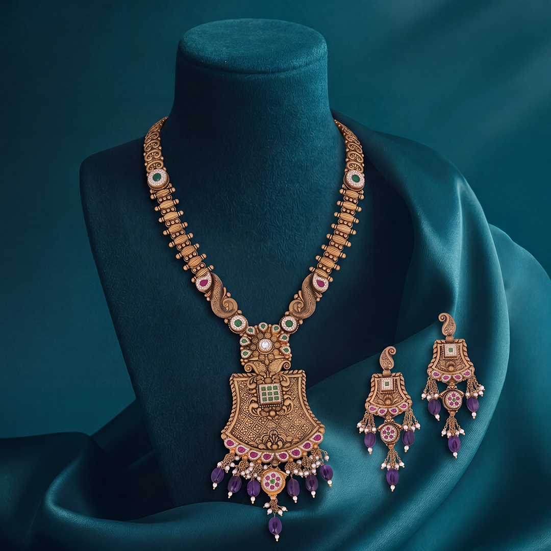 Rajsi Mayura Heritage Necklace Set