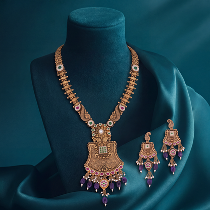 Rajsi Mayura Heritage Necklace Set