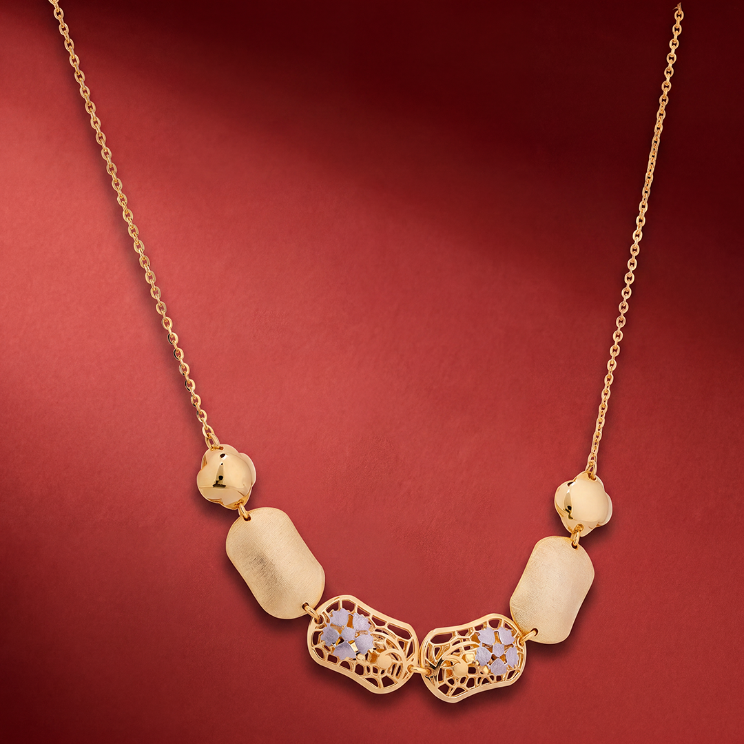 Aurelia Petal Necklace Set