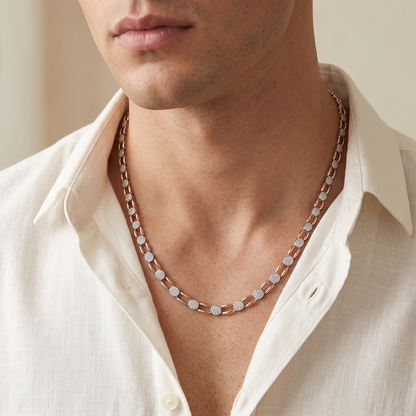 Regent Halo Two-Tone Men’s Chain