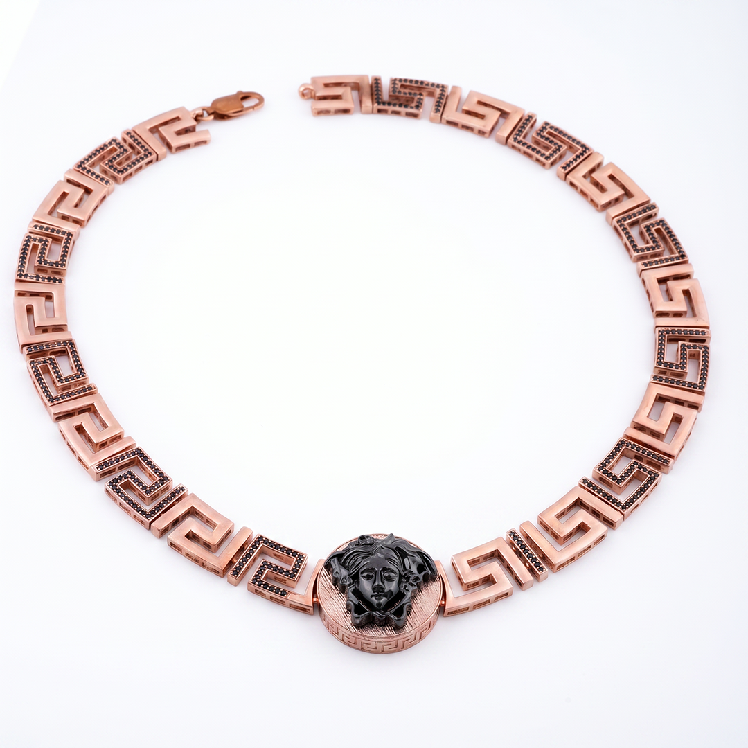 Mythos Meander Statement Necklace