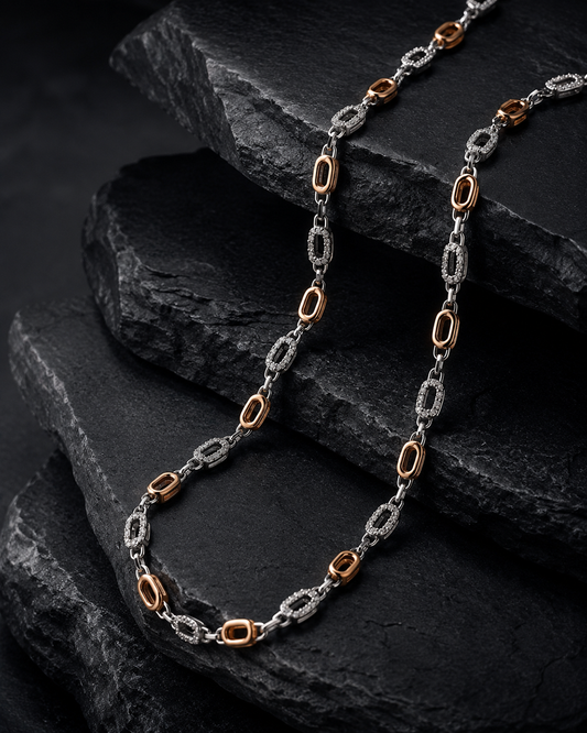 Aureus Orbit Two-Tone Men’s Chain