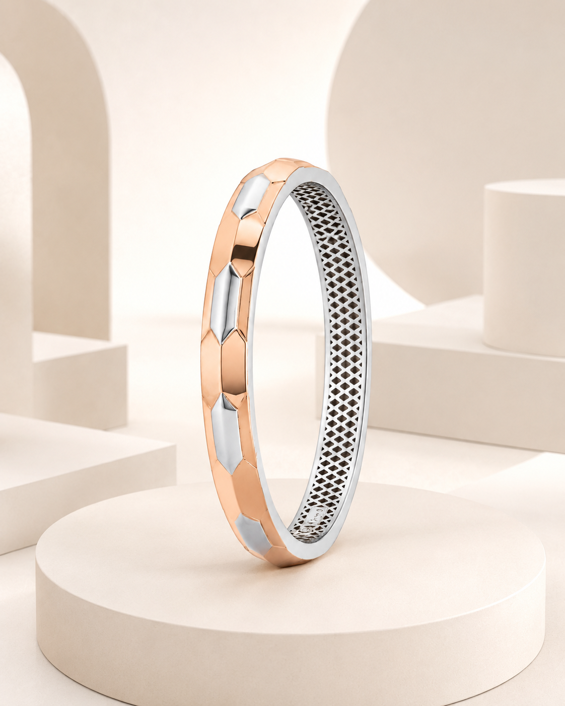 Vertex Mosaic Duo-Tone Punjabi Kada