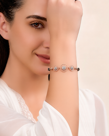 Trinity Rosette Bracelet