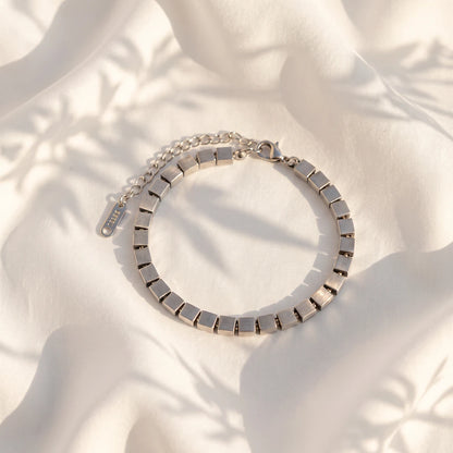Antique Segment Flex Ladies Bracelet | 925 Sterling Silver
