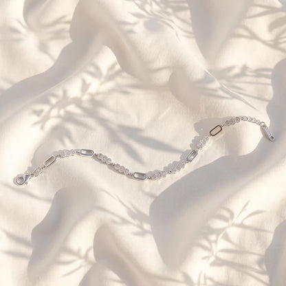 925 Silver Pavé Link Ladies Bracelet Wholesale | Parijat