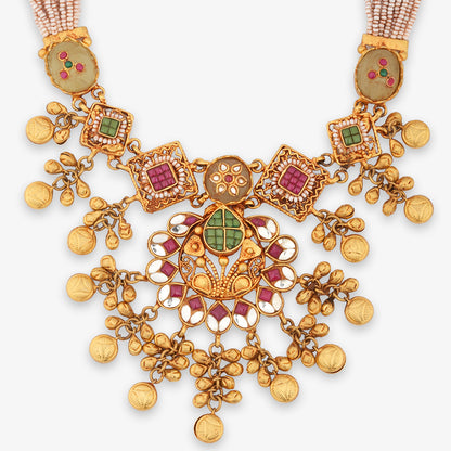Pearl-Strand Heritage Necklace Set with Matching Earrings