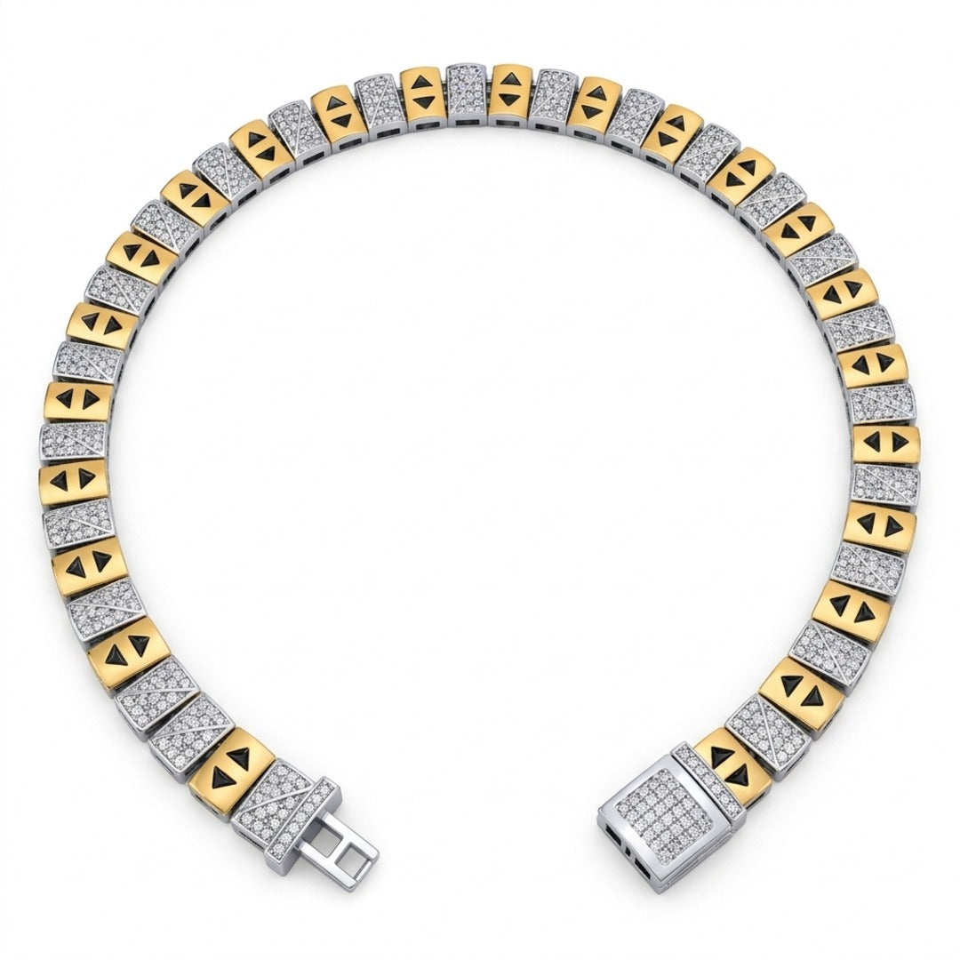 Arrowhead Pavé Link Bracelet