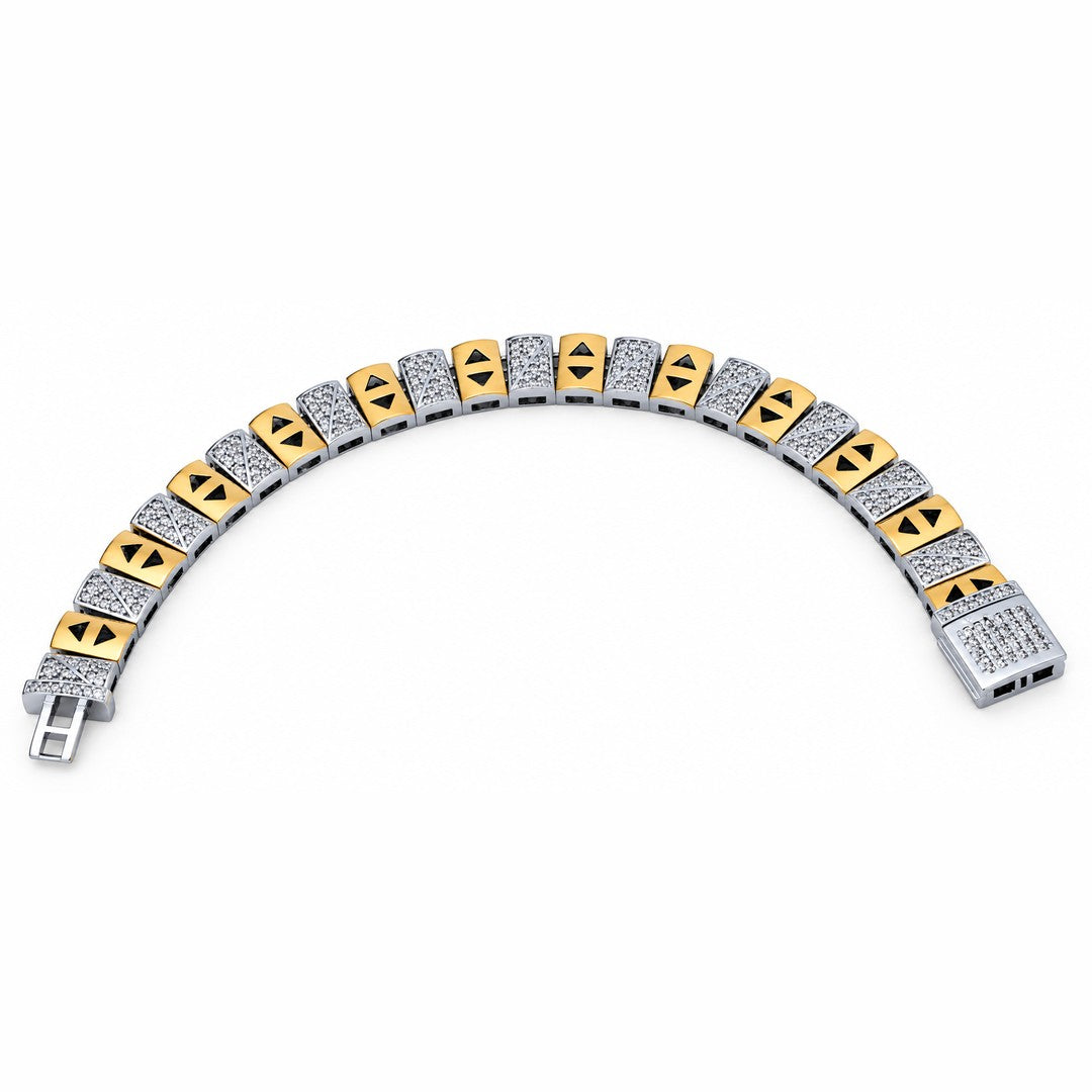 Arrowhead Pavé Link Bracelet