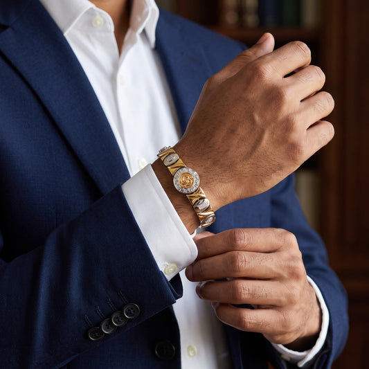 Athena Medallion Link Bracelet