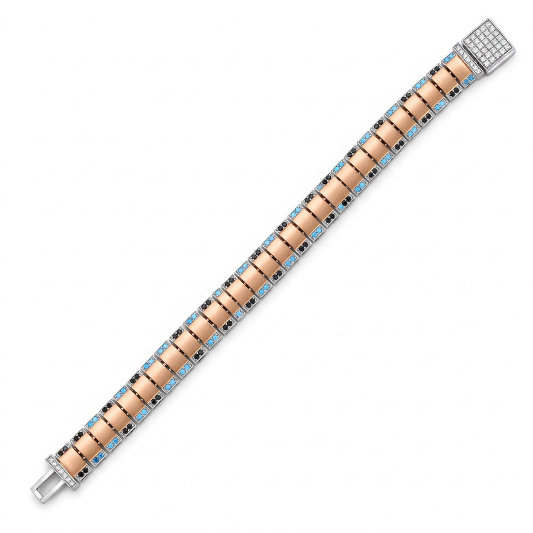 Azure Edge Link Bracelet