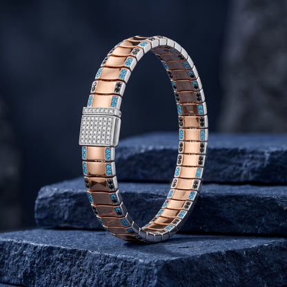 Azure Edge Link Bracelet