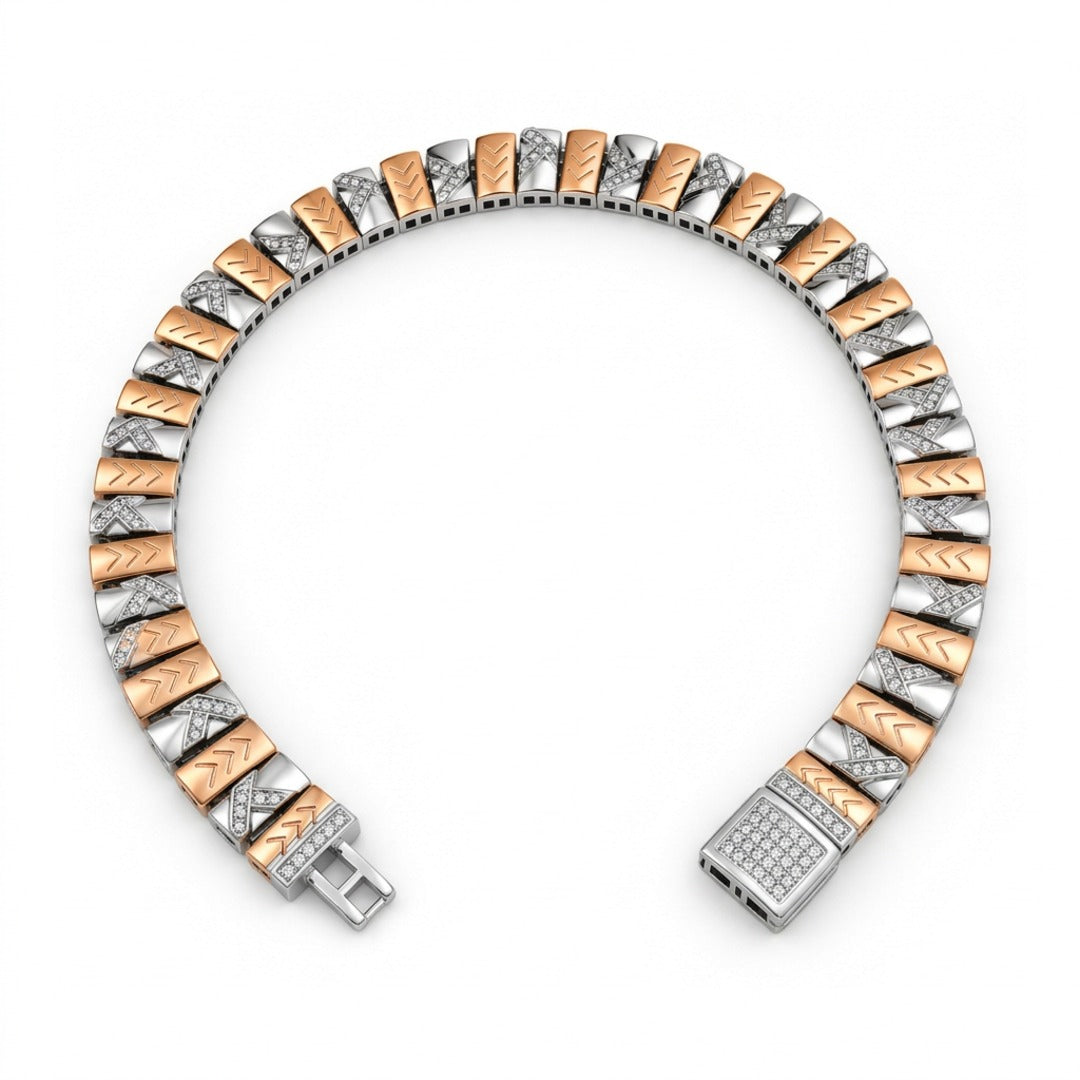Chevron Arrow Link Bracelet
