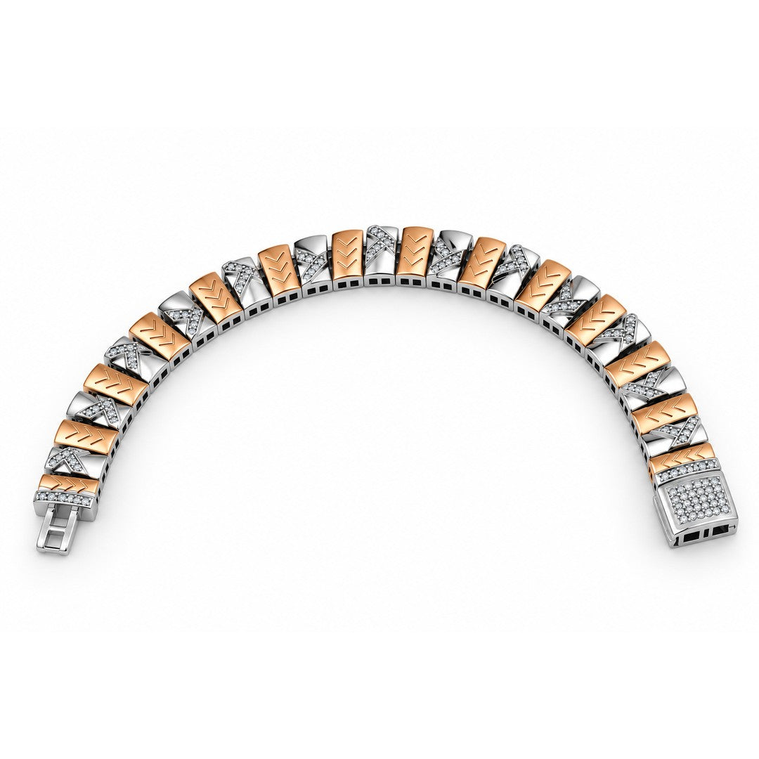 Chevron Arrow Link Bracelet
