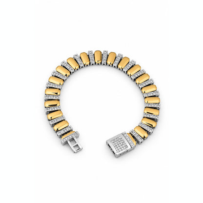 Cushion Pavé Link Bracelet