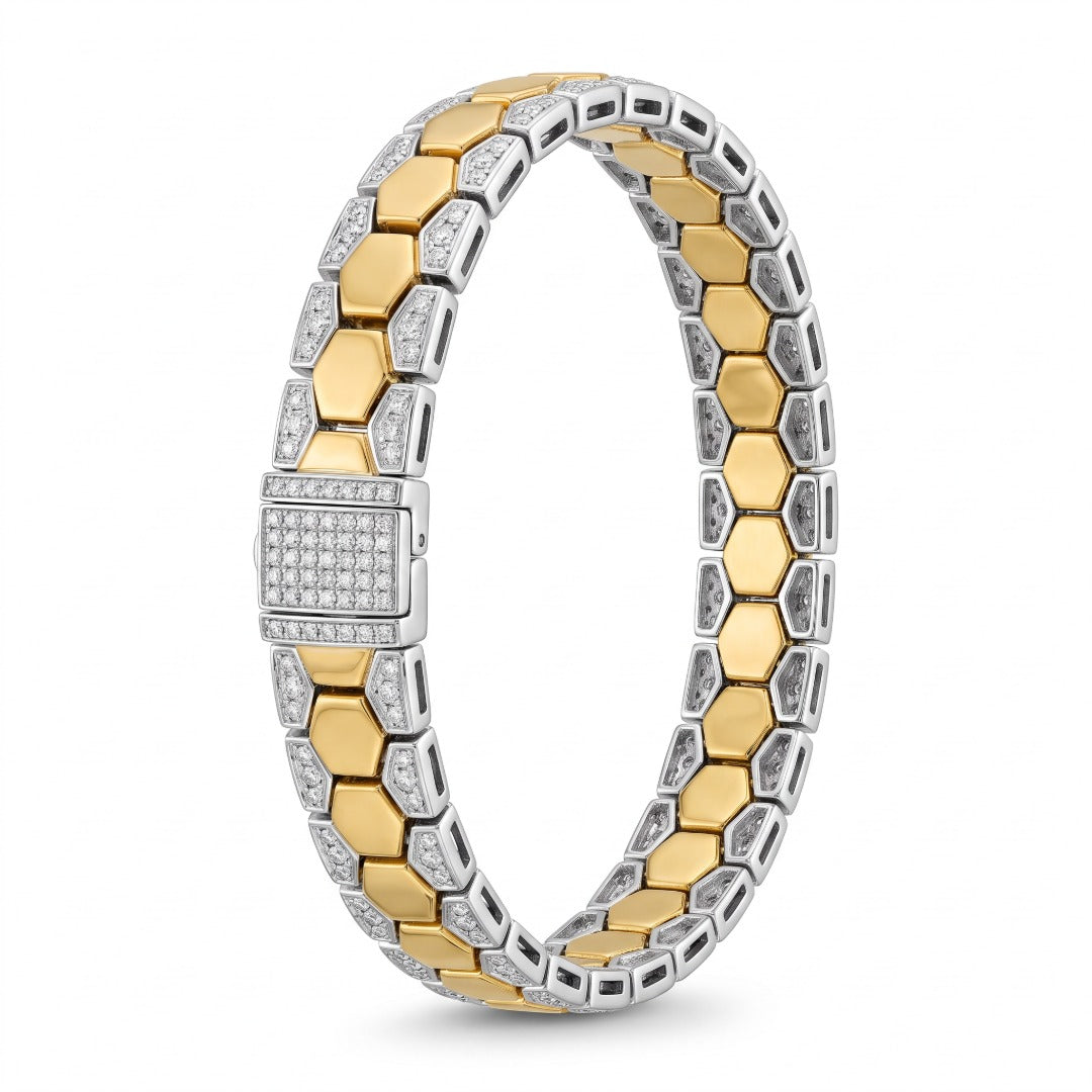 Dragon Scale Pavé Bracelet