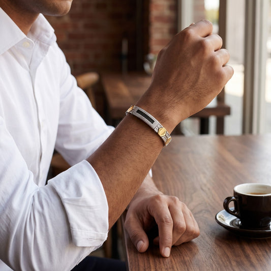 Hexa Onyx ID Bracelet