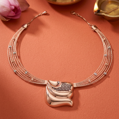Lehar Wave Collar Necklace
