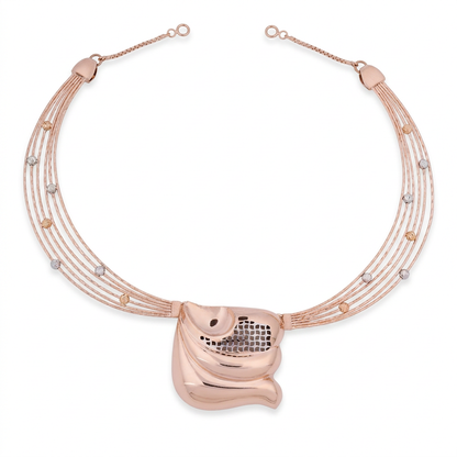 Lehar Wave Collar Necklace