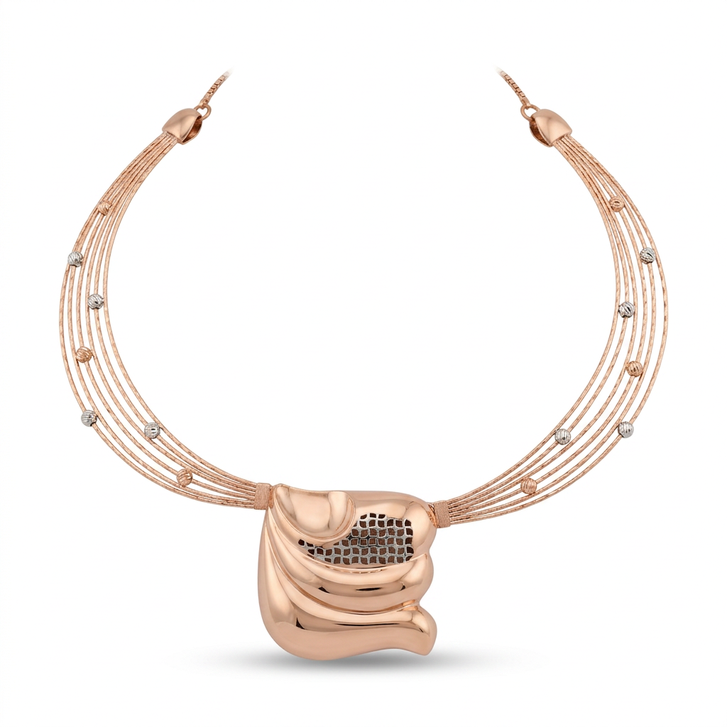 Lehar Wave Collar Necklace