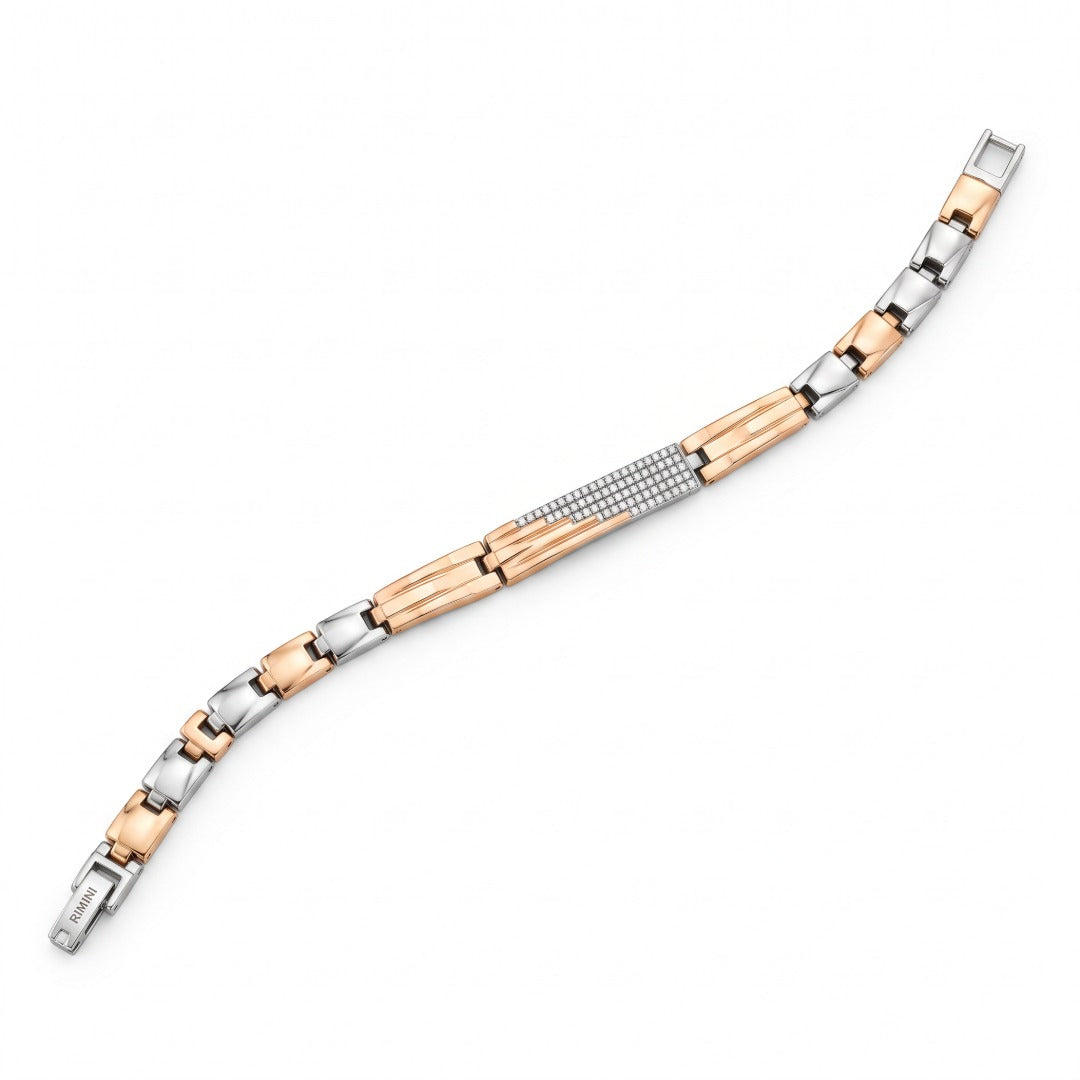 Linear ID Plate Slim Bracelet