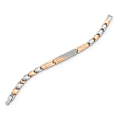 Linear ID Plate Slim Bracelet