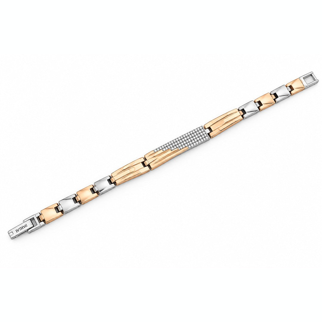 Linear ID Plate Slim Bracelet