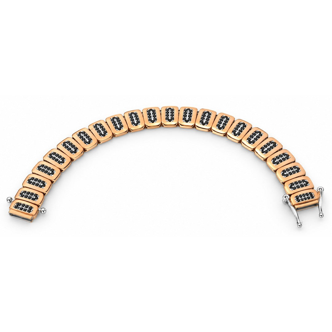 Midnight Oval Stone Bracelet