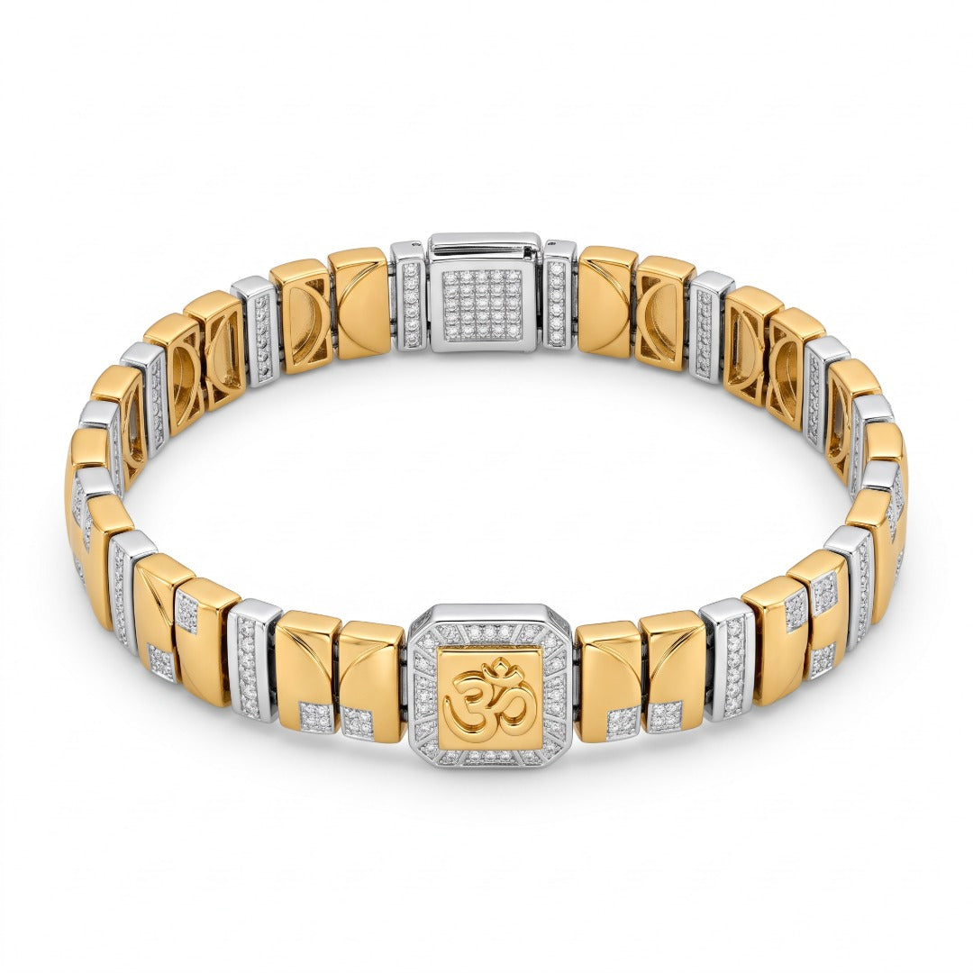 Omkar Sacred Plaque Bracelet