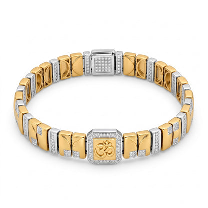 Omkar Sacred Plaque Bracelet