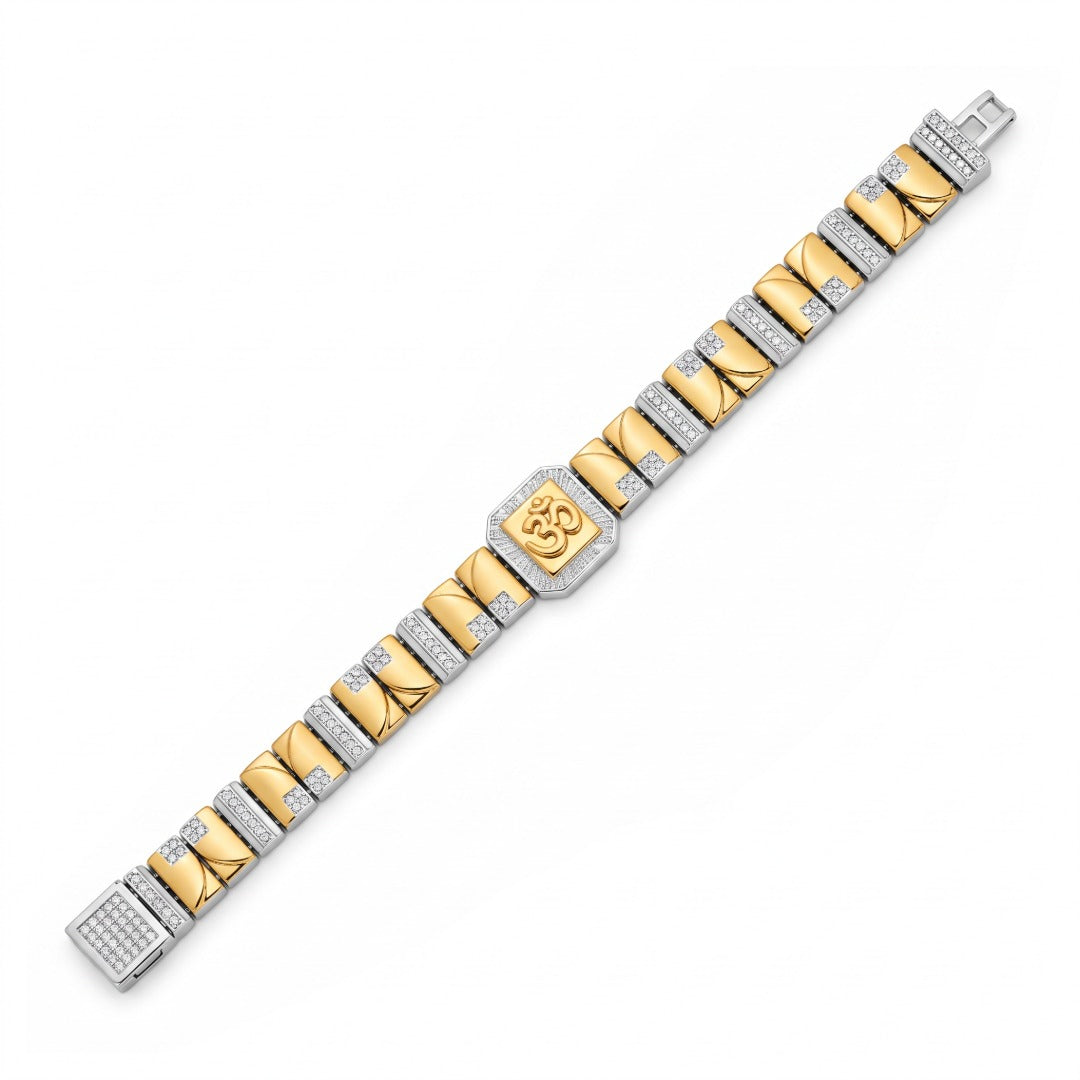 Omkar Sacred Plaque Bracelet