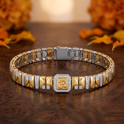 Omkar Sacred Plaque Bracelet