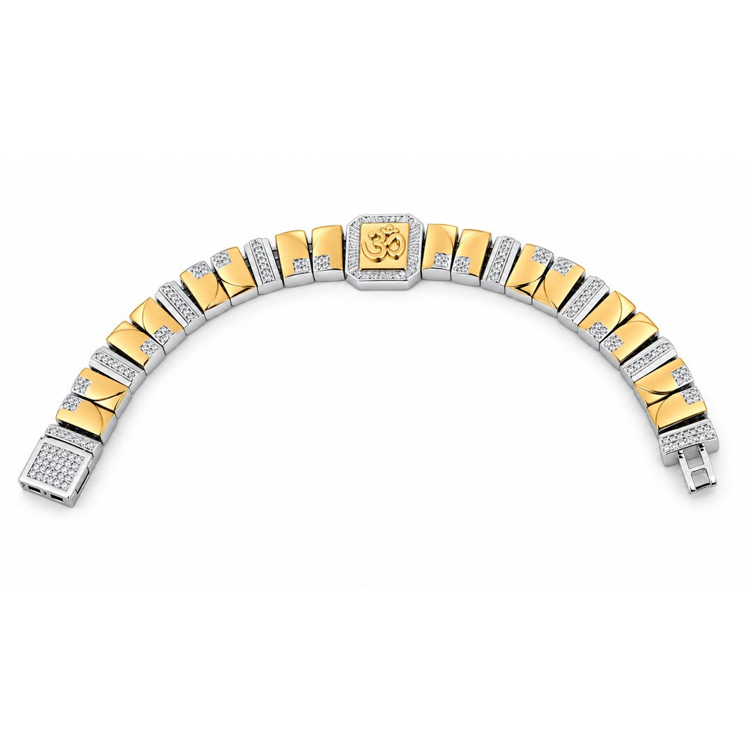 Omkar Sacred Plaque Bracelet