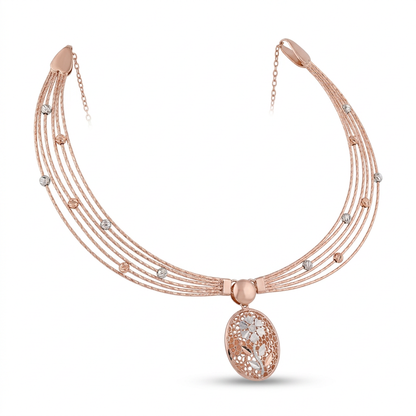 Ovelia Bloom Collar Necklace