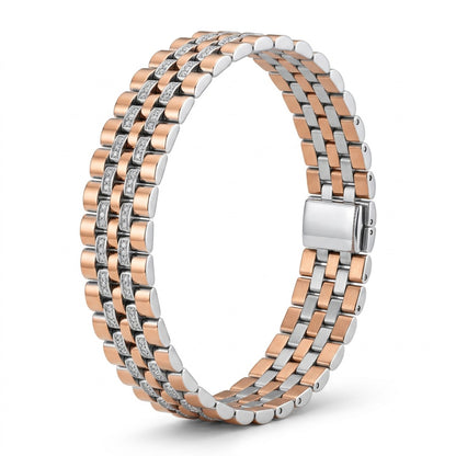 Regal Five-Row Link Bracelet