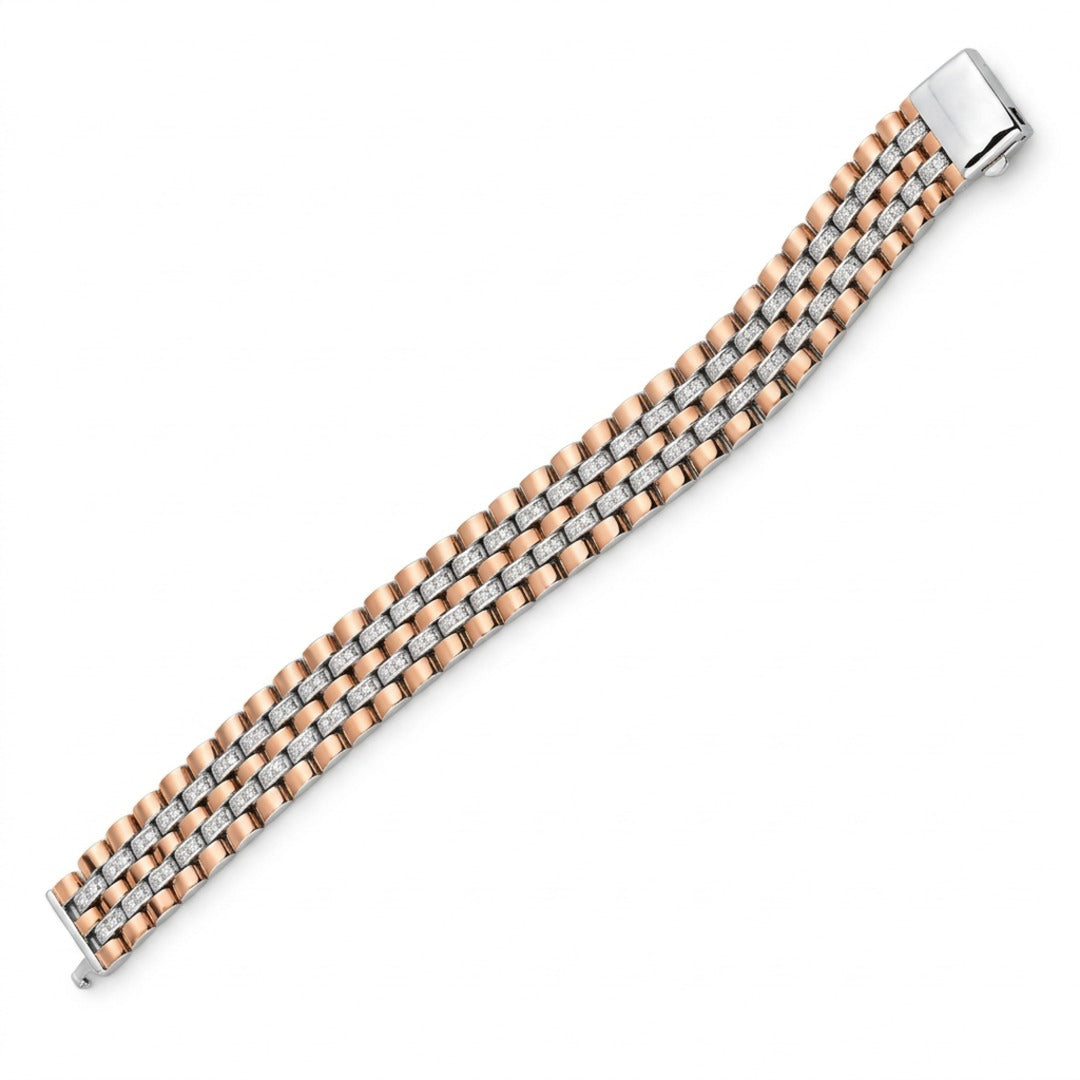 Regal Five-Row Link Bracelet