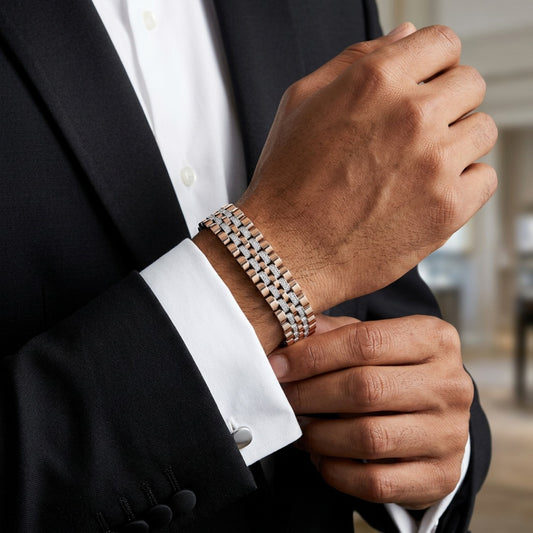 Regal Five-Row Link Bracelet