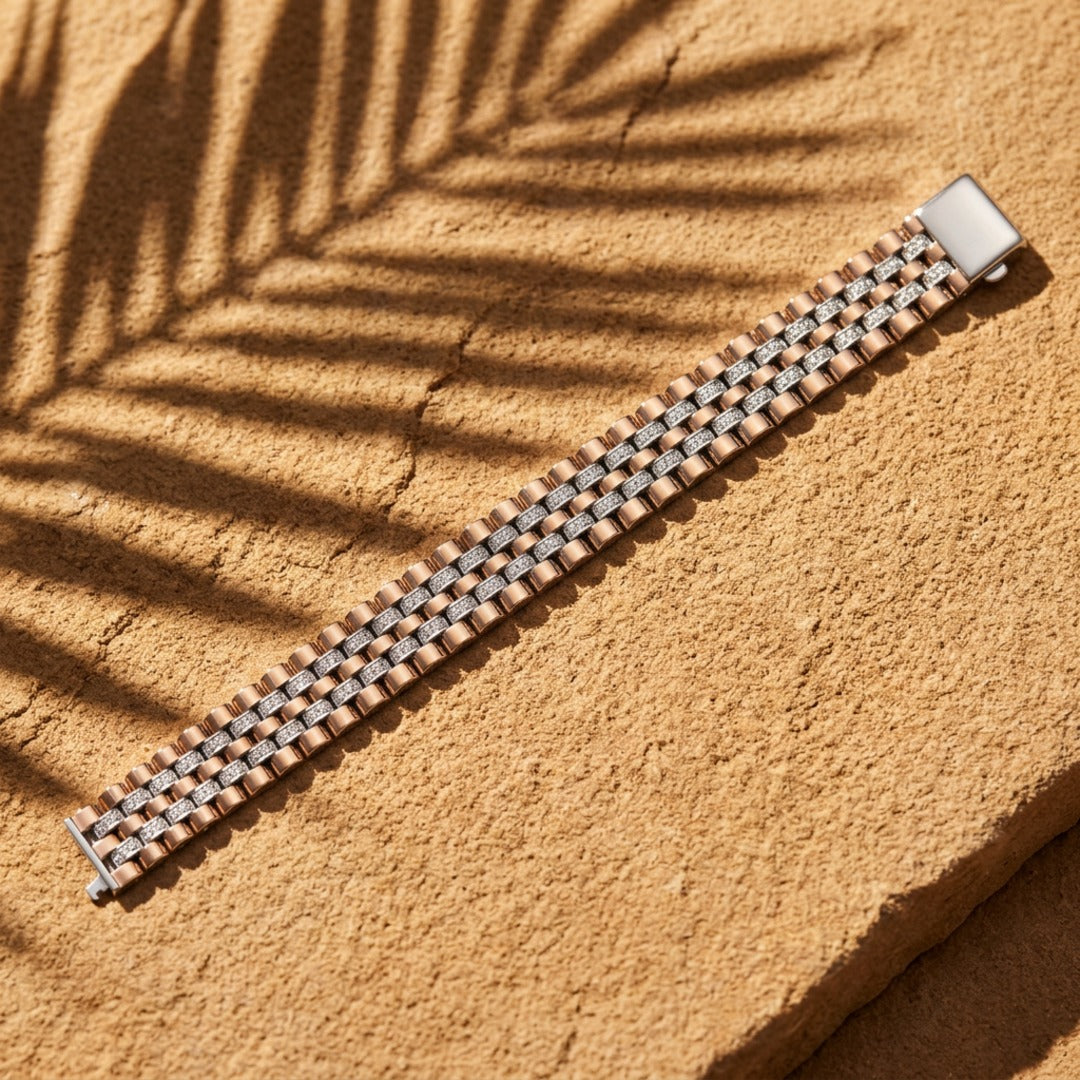 Regal Five-Row Link Bracelet