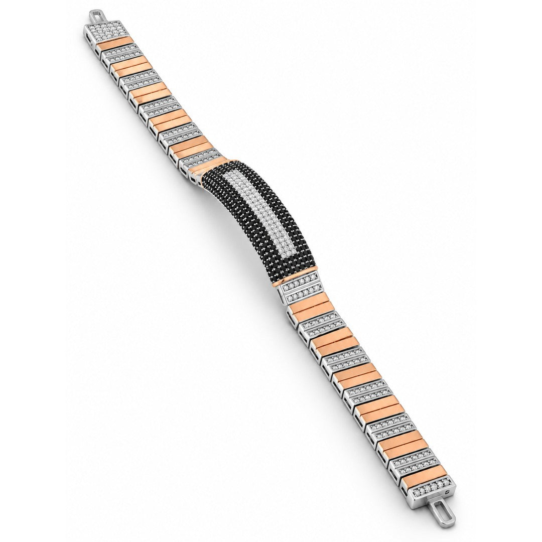 Rose Noir Frame ID Bracelet