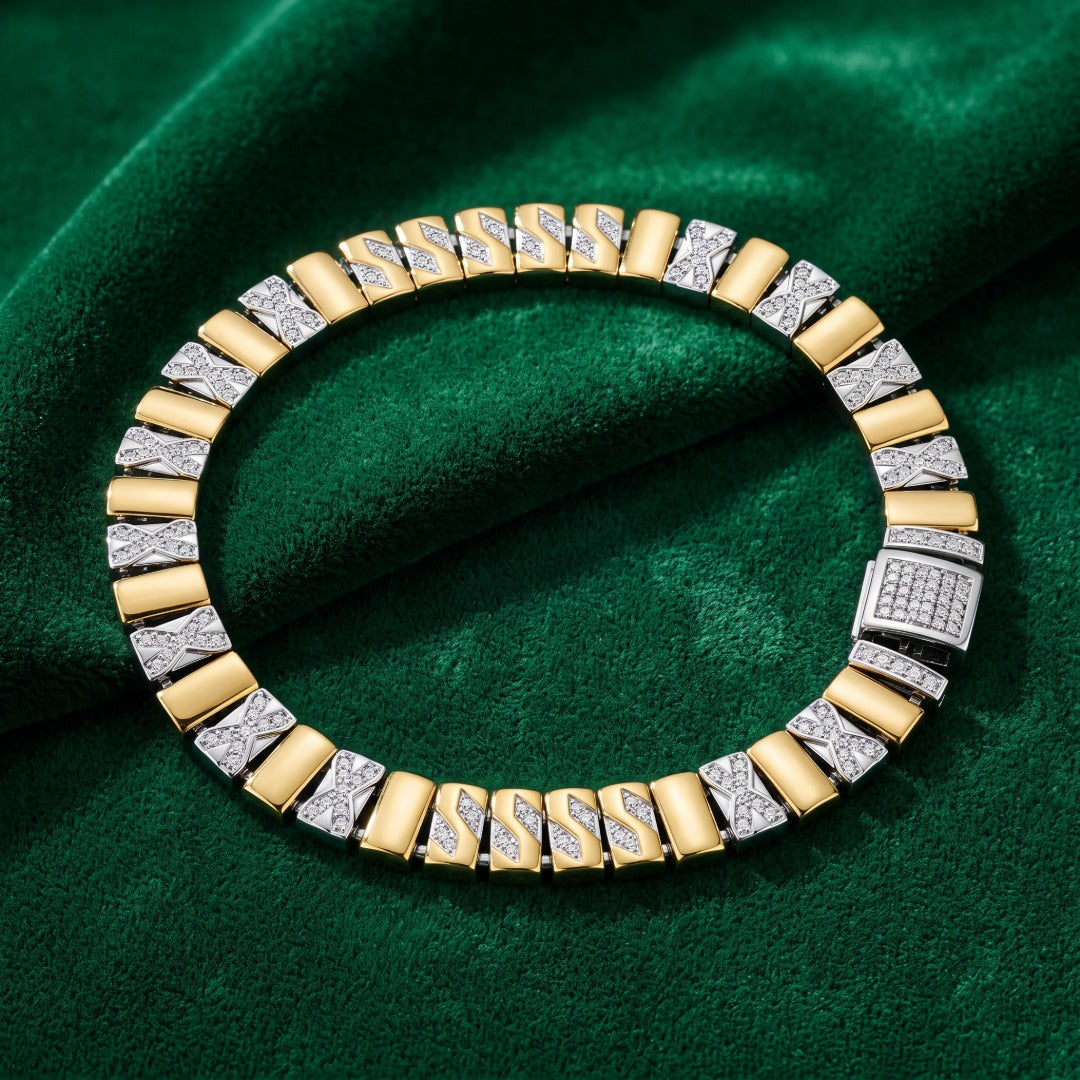 Serpent S Motif Link Bracelet