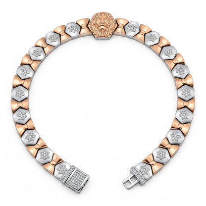 Simha Rose Lion Crest Bracelet
